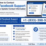 How to contact Facebook support to update contact information
