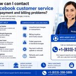 How can I contact Facebook customer service for payment and billing problems?